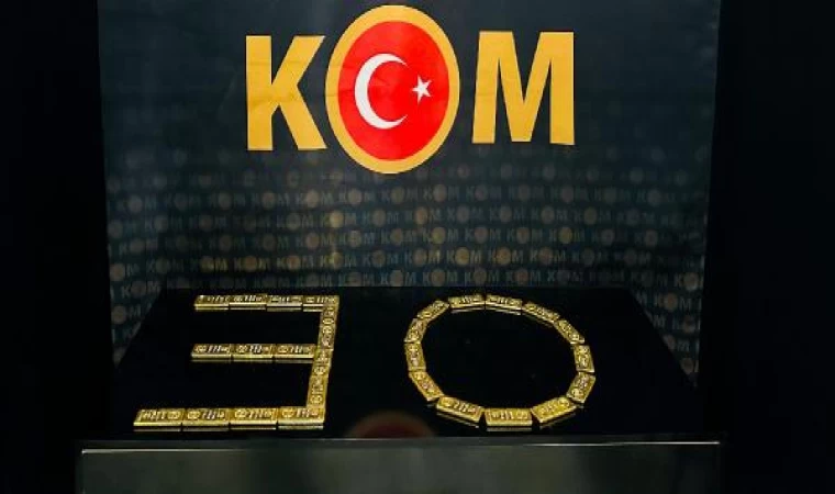 Hakkari’de gümrük kaçağı 28 kilogram külçe altın ele geçirildi