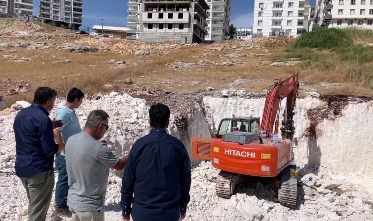 Halfetideki millet bahçesinde yoğun çalışma