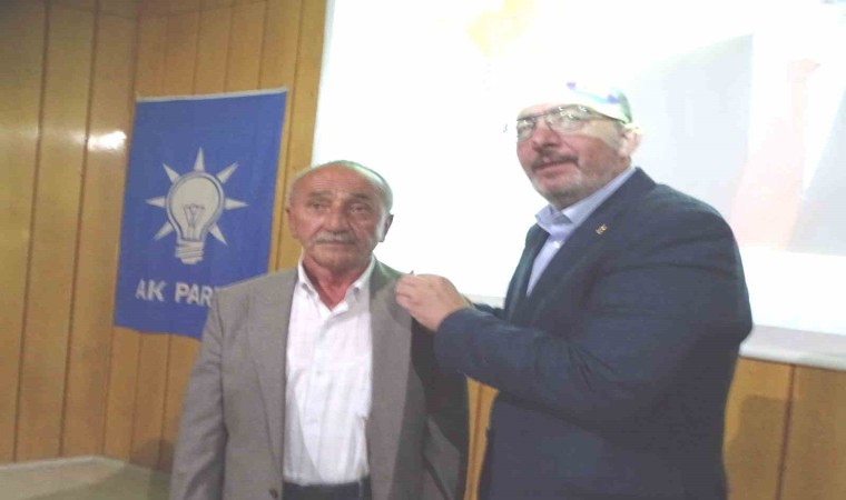 Hisarcık CHP İlçe Başkanı İsmail Kurt istifa ederek AK Partiye geçti