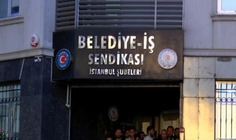 İBB ile imzalanan toplu sözleşmeyi reddeden çalışanlar eylem yaptı