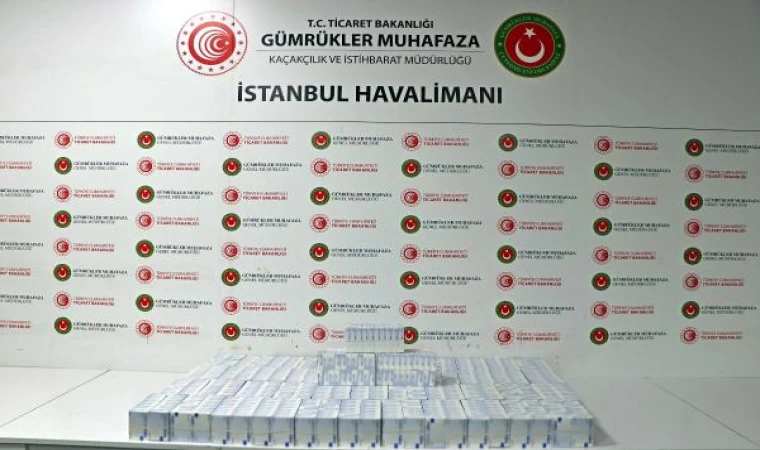 İstanbul Havalimanı’nda kaçak ilaç operasyonu