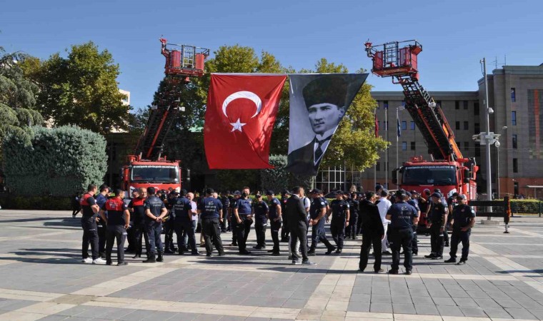 İtfaiye Teşkilatı ile Eskişehir İtfaiyesinin kuruluş yıl dönümü için kutlama yapıldı