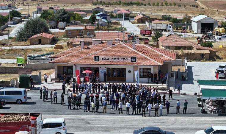 Karatayda Ağsaklı Sosyal Tesisi hizmete açıldı