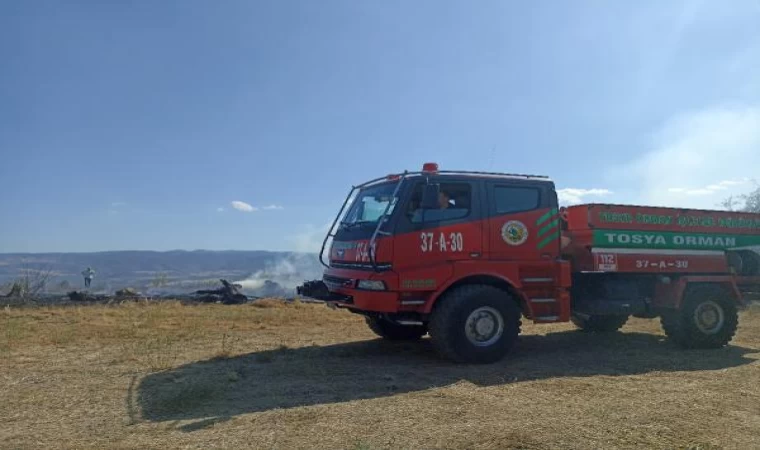 Kastamonu’da 100 dönüm tarım arazisi yandı