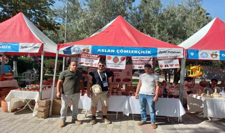 Kınık çömlekleri İzmirdeki festivalde yerini aldı