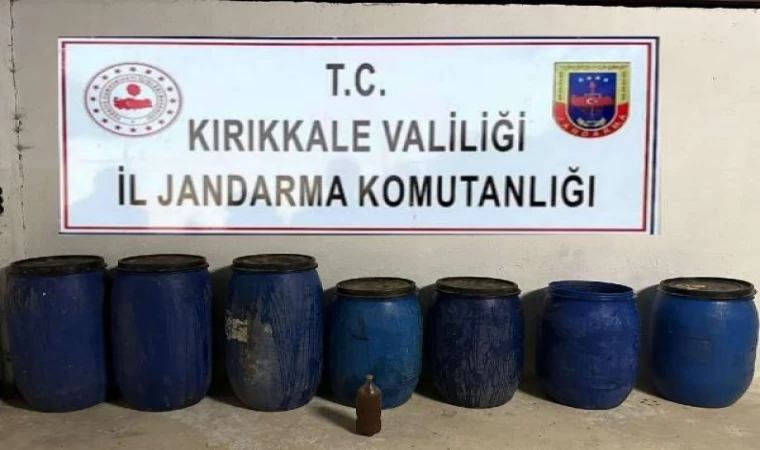 Kırıkkale’de 650 litre sahte içki ele geçirildi