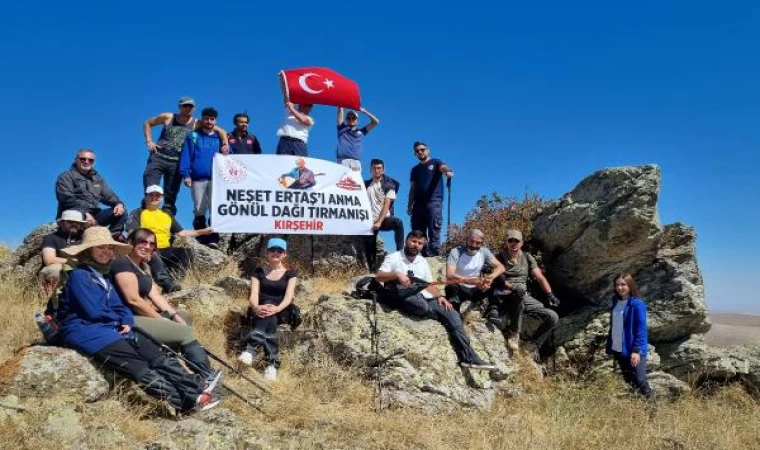 Kırşehir’de ’Neşet Ertaş’ı Anma Gönül Dağı Tırmanışı’ gerçekleştirildi