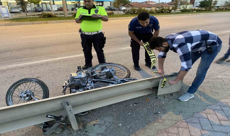 Konyada motosiklet ile otomobil çarpıştı: 1 ölü