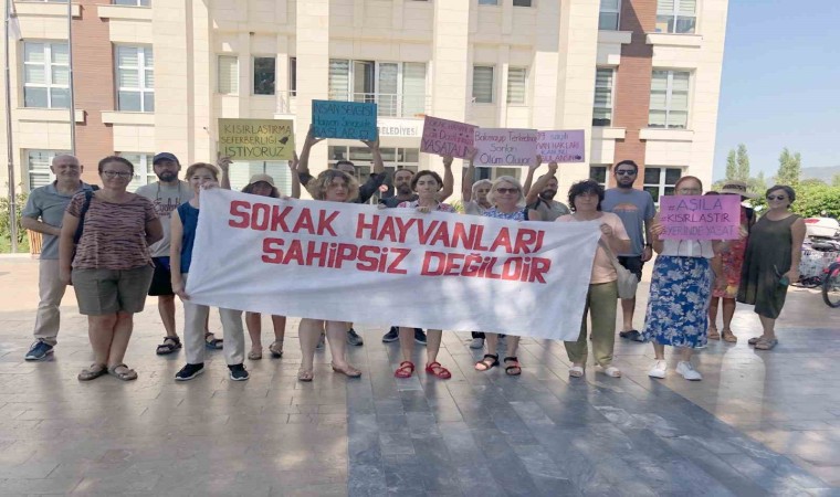 Köyceğizde sokak hayvanları için yürüdüler