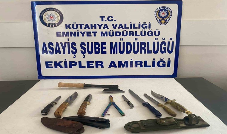 Kütahyada polisin Şok Asayiş Uygulaması