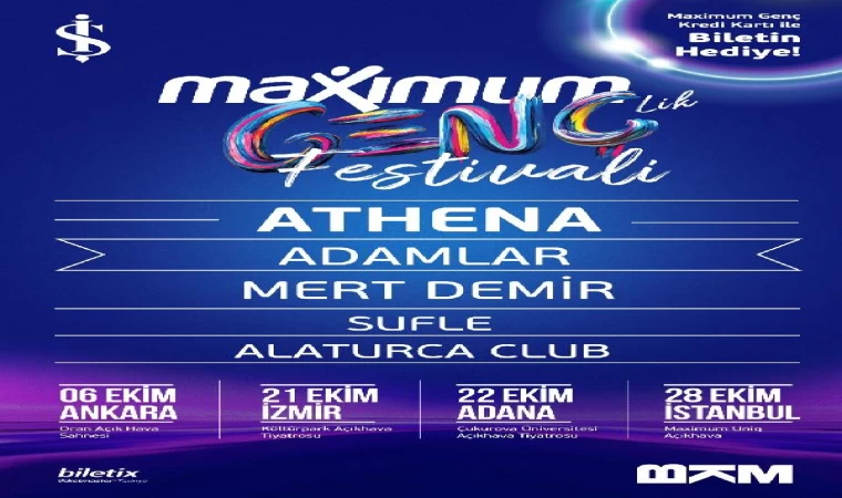 Maximum Gençlik Festivali başlıyor