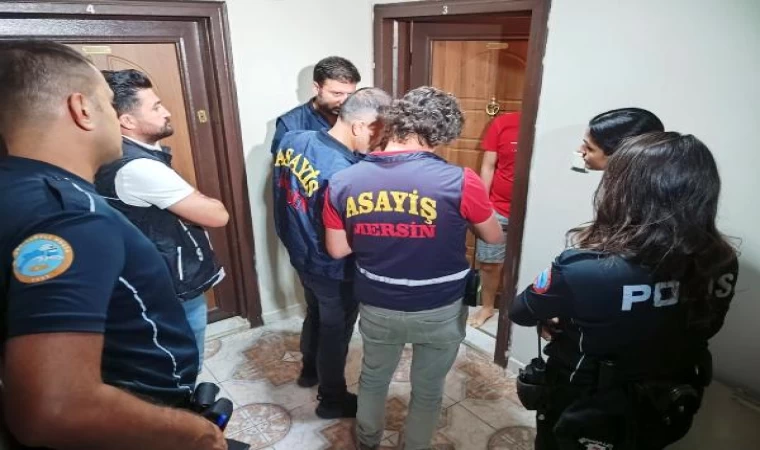 Mersin’de günlük kiralık ev ve tesislere operasyonda 17 gözaltı