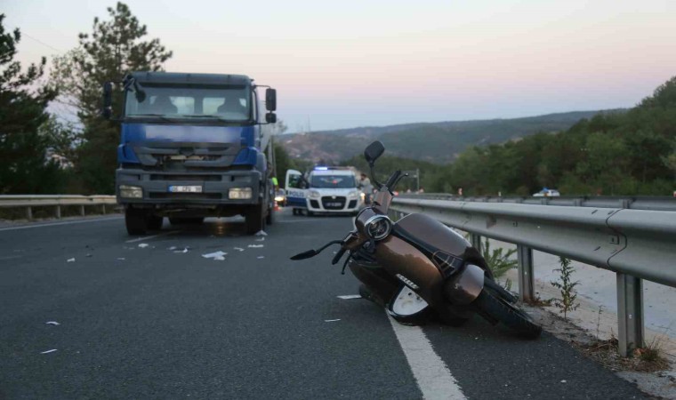 Motosiklete çarpan beton mikseri sürücüsü tutuklandı