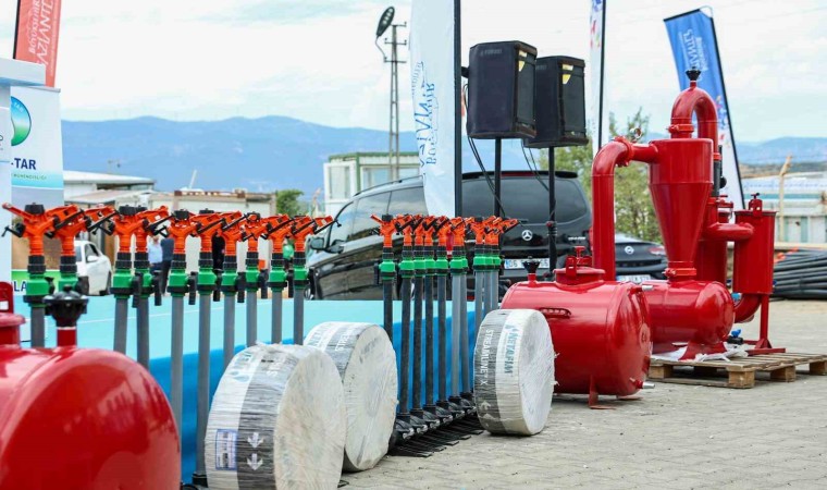 Nurdağındaki tarım arazilerine akıllı tarım uygulaması