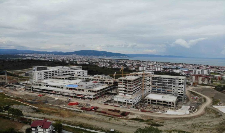 Ordu Şehir Hastanesi inşaatı yüzde 74e ulaştı