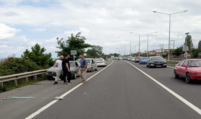 Orduda zincirleme trafik kazası: 4 yaralı