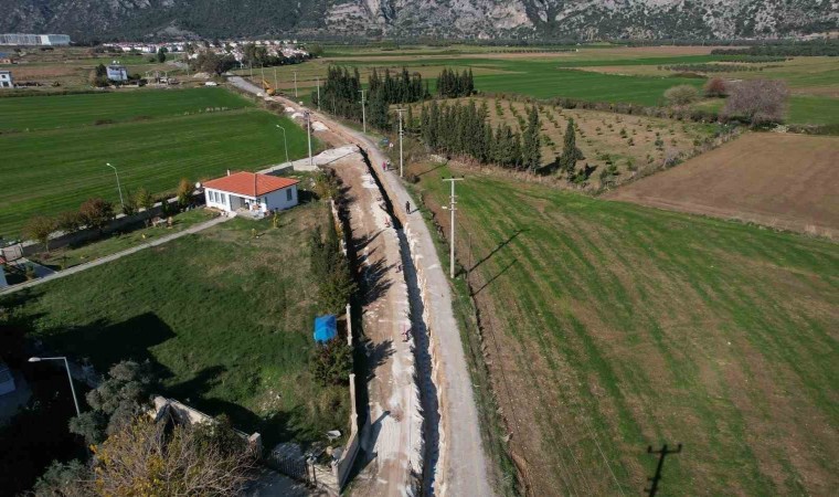 Ören Mahallesinde alt yapı çalışmaları devam ediyor