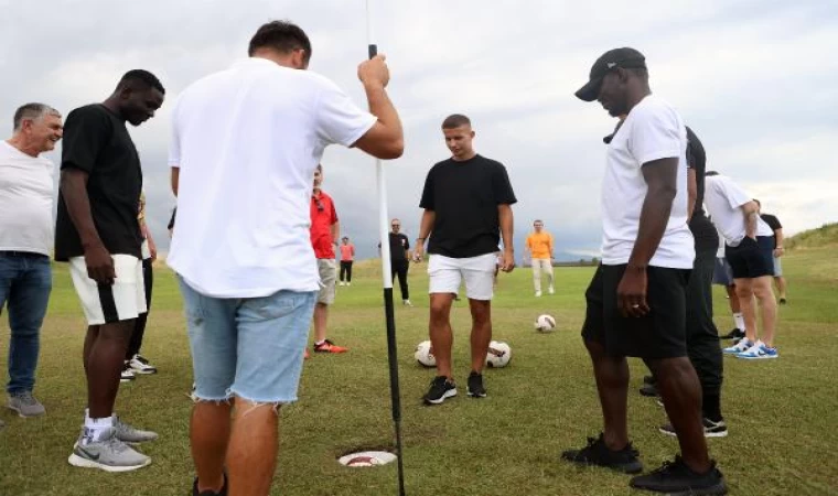 Samsunsporlu futbolcular FootGolf oynadı