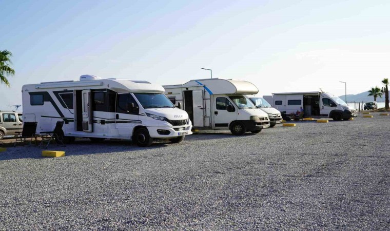 Seferihisarda karavan park hizmete açıldı