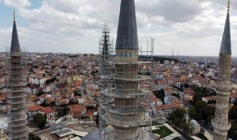 Selimiye Camisi’nin kaybolan mavi çinileri, yeniden üretilerek yerine monte edildi