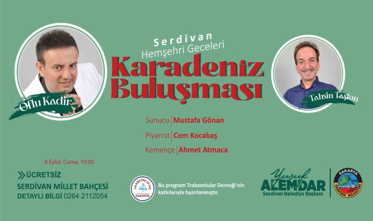 Serdivan Belediyesi Hemşehri Geceleri hız kesmeden sürüyor