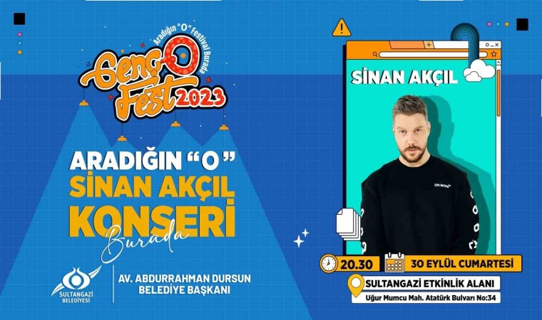 Sinan Akçıl, 30 Eylülde Sultangazililer ile buluşacak