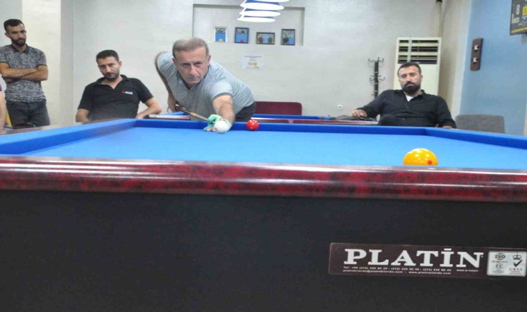 Şırnakta 3 bant bilardo il birinciliği turnuvası yapıldı