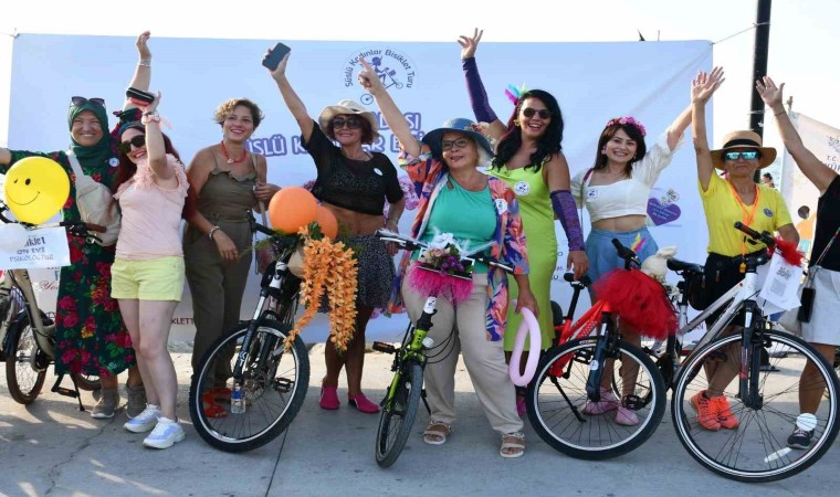 Süslü Kadınlar pedallarını farkındalık için çevirdi