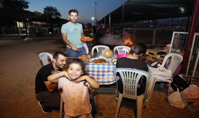 Talasta piknik havasında kış hazırlıkları