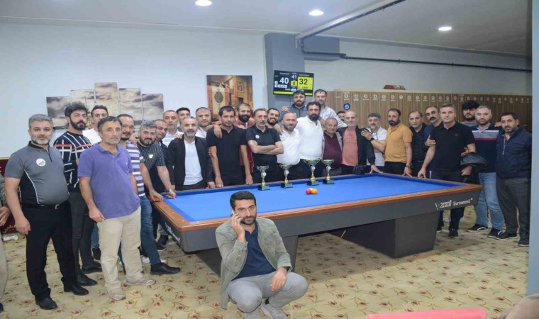 Tatvanda ‘2. Bitlis 3 Bant Bilardo İl Birinciliği Turnuvası düzenlendi