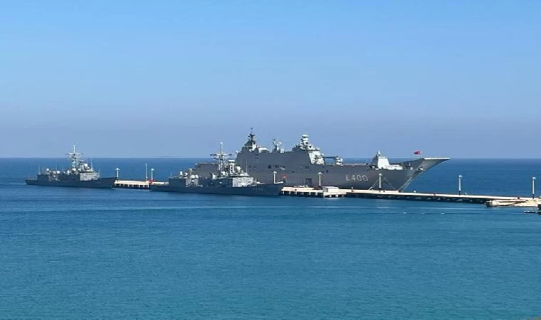 TCG Anadolu, test için Mersin’de 