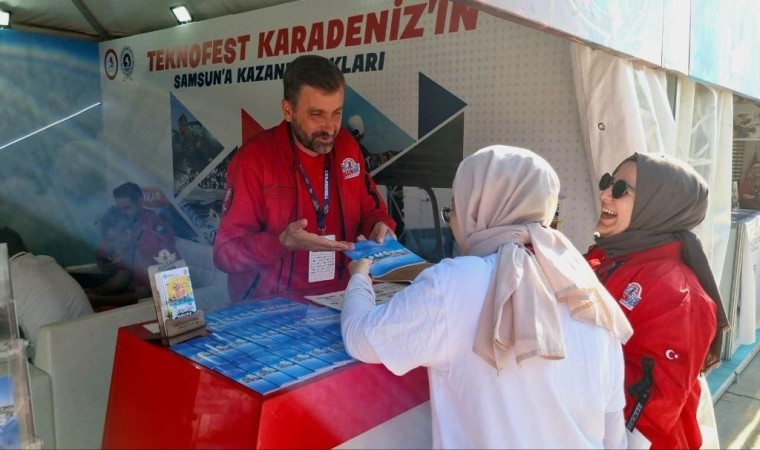 TEKNOFESTte Samsun standına büyük ilgi