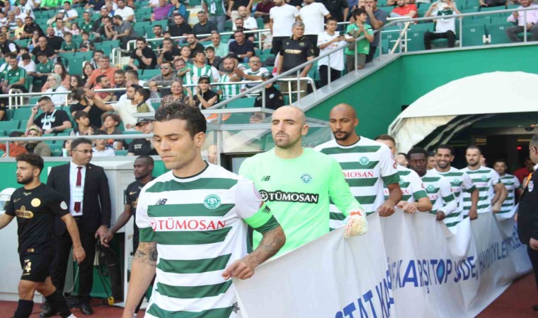 Trendyol Süper Lig: Konyaspor: 1 - Çaykur Rizespor: 0 (İlk yarı)