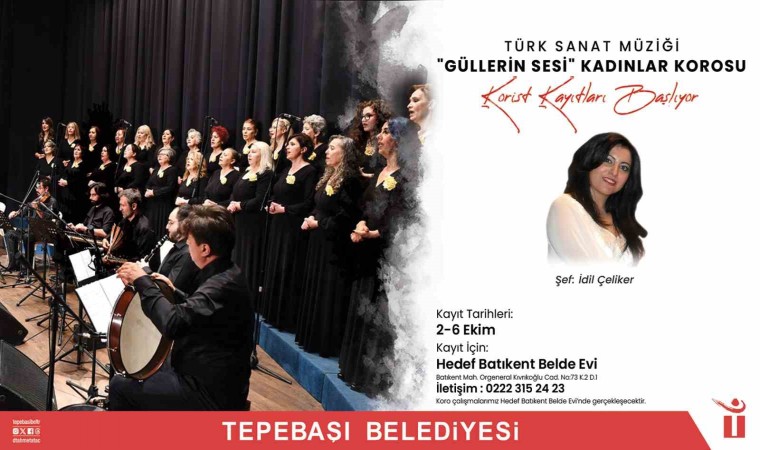 TSM ‘Güllerin sesi kadın korosu yeni koristlerini arıyor