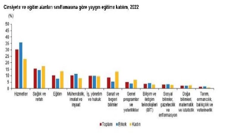 TÜİK: Yetişkinlerin eğitime katılım oranı yüzde 22,9 oldu