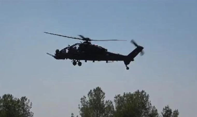 Türkiye’nin ilk kadın taarruz helikopter pilotu, Diyarbakır semalarında uçtu