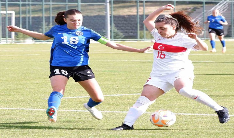 U19 Kadın Milli Futbol Takımı, Estonyayı 3-2 yendi