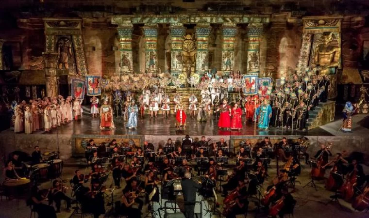 ’Uluslararası Aspendos Opera ve Bale Festivali’, ’Aida’ ile başladı