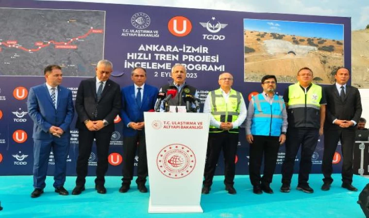 Uraloğlu: Ankara- İzmir Hızlı Tren Hattı yılda 13,3 milyon yolcu ve 90 milyon ton yük taşıyacak (2)