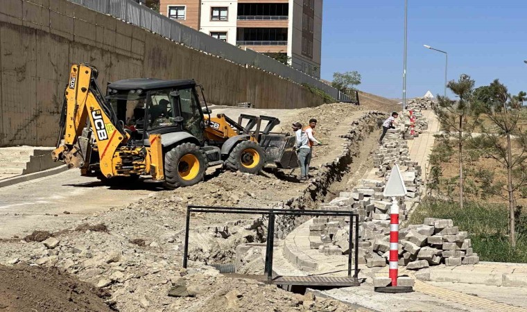 Yüksekovada doğalgaz çalışması devam ediyor