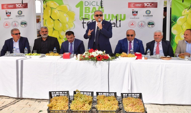 1. Dicle Bağ Bozumu Festivali Vali Sunun katılımıyla başladı