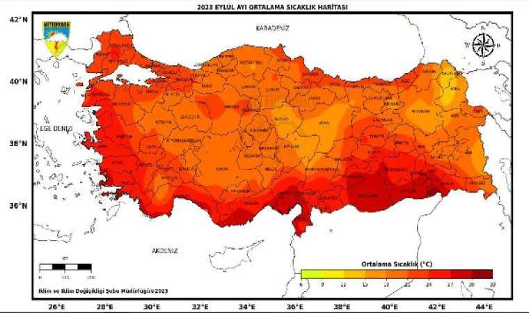 53 yılın en sıcak 7’nci yazı, en sıcak 6’ncı eylülü