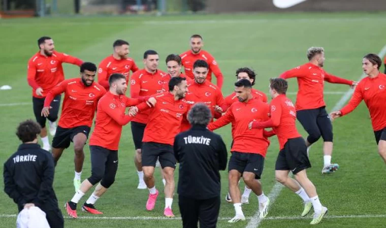 A Milli Futbol Takımı, Hırvatistan maçının hazırlıklarını sürdürdü