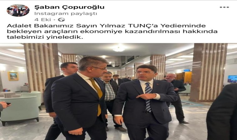 AK Partili Çopuroğlunun talebi gerçekleşiyor