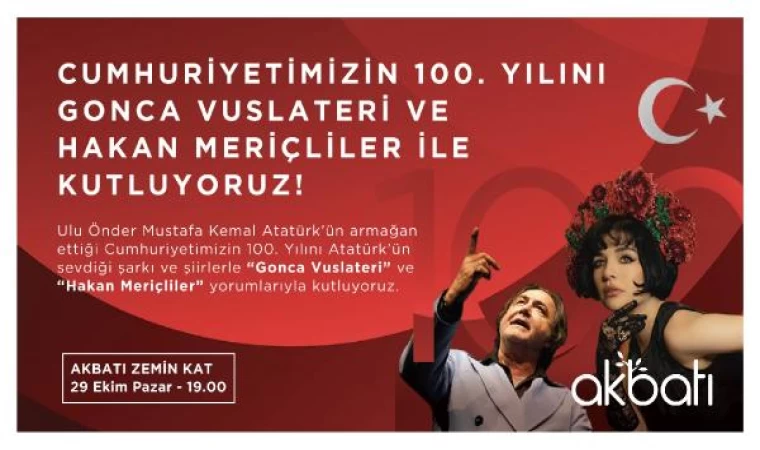 Akbatı’da Cumhuriyetin 100’üncü yılına özel etkinlikler düzenlenecek