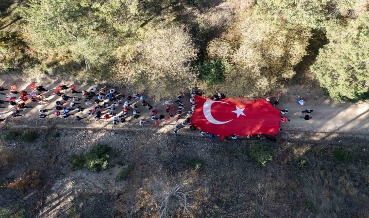 Akdağmadeni ormanlarında 100. Yıl yürüyüşü