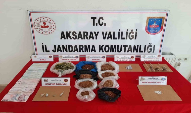 Aksarayda uyuşturucu tacirine jandarma darbesi: 1 tutuklama