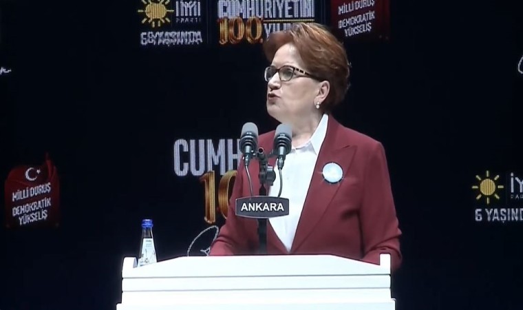 Akşener: Cumhuriyeti bir siyasi parti değil, Türk milleti kurmuştur