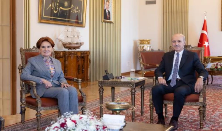 Akşener’den TBMM Başkanı Kurtulmuş’a ziyaret