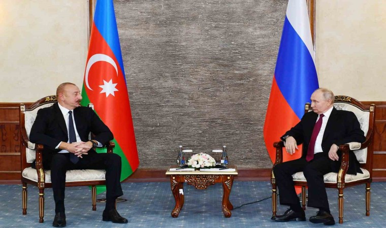 Aliyev ve Putin Bişkekte bir araya geldi